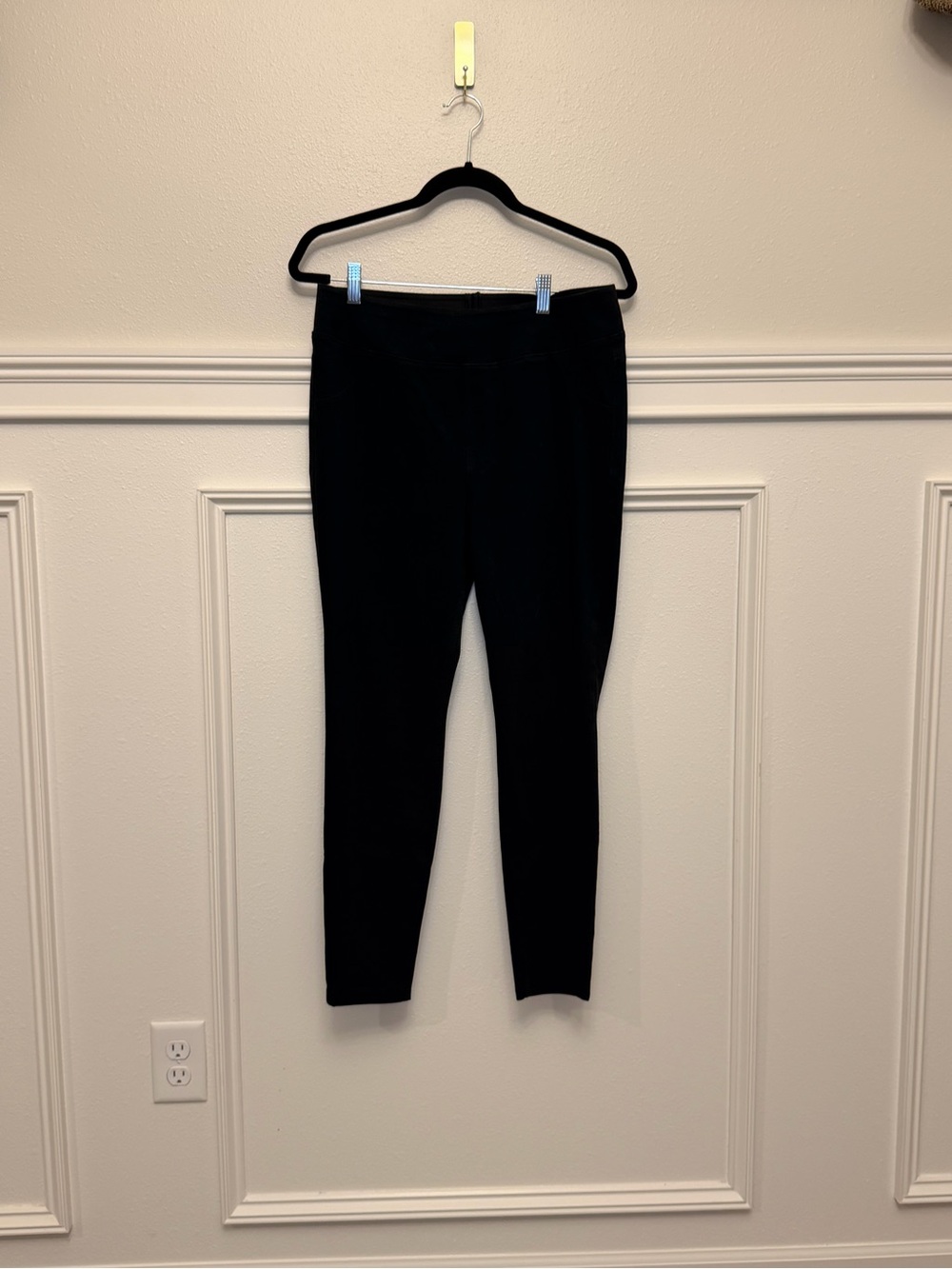 HALARA Navy Blue Cotton-Blend Leggings